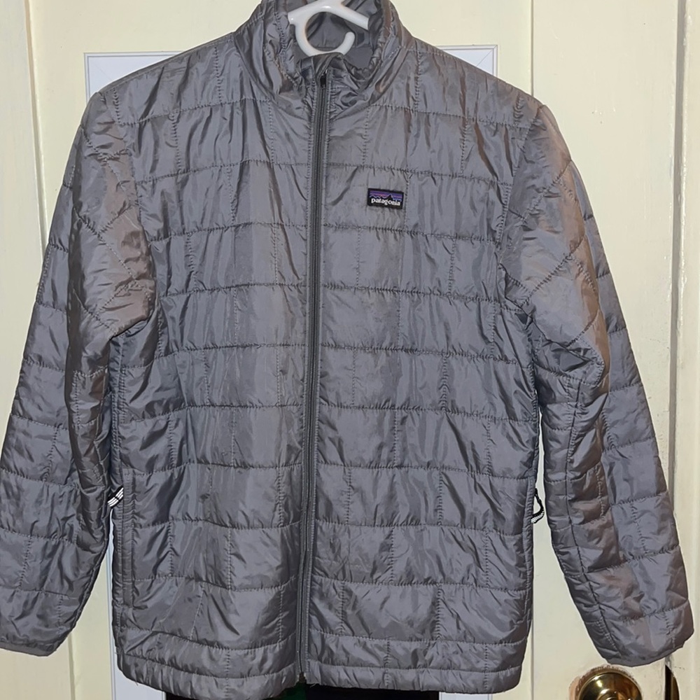 Patagonia Kids Silver Puffer